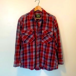 Stillwater L/S 100%cotton mens flannel shirt
